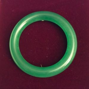 Green jade bracelet.